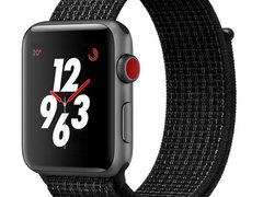 Curea iUni compatibila cu Apple Watch 1/2/3/4/5/6/7, 40mm, Nylon Sport, Woven Strap, Midnight Black